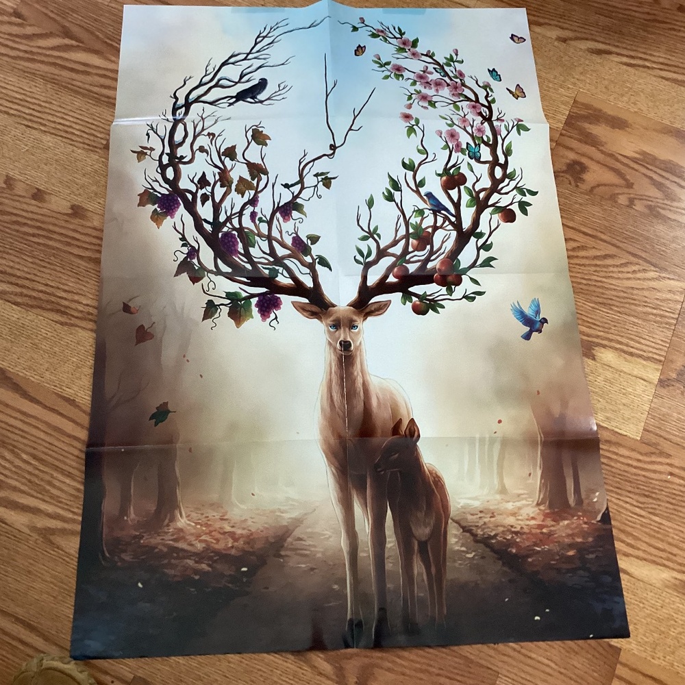 Cooperated Collection 1000 Piece Deer Wood Jigsaw Puzzle